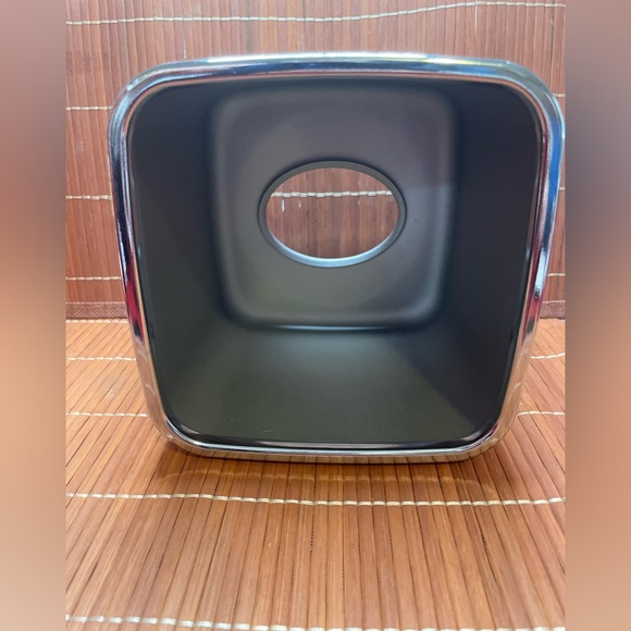 iDesign InterDesign Stainless Steel Tissue Box Cover Silver *Read Description* - Picture 5 of 5